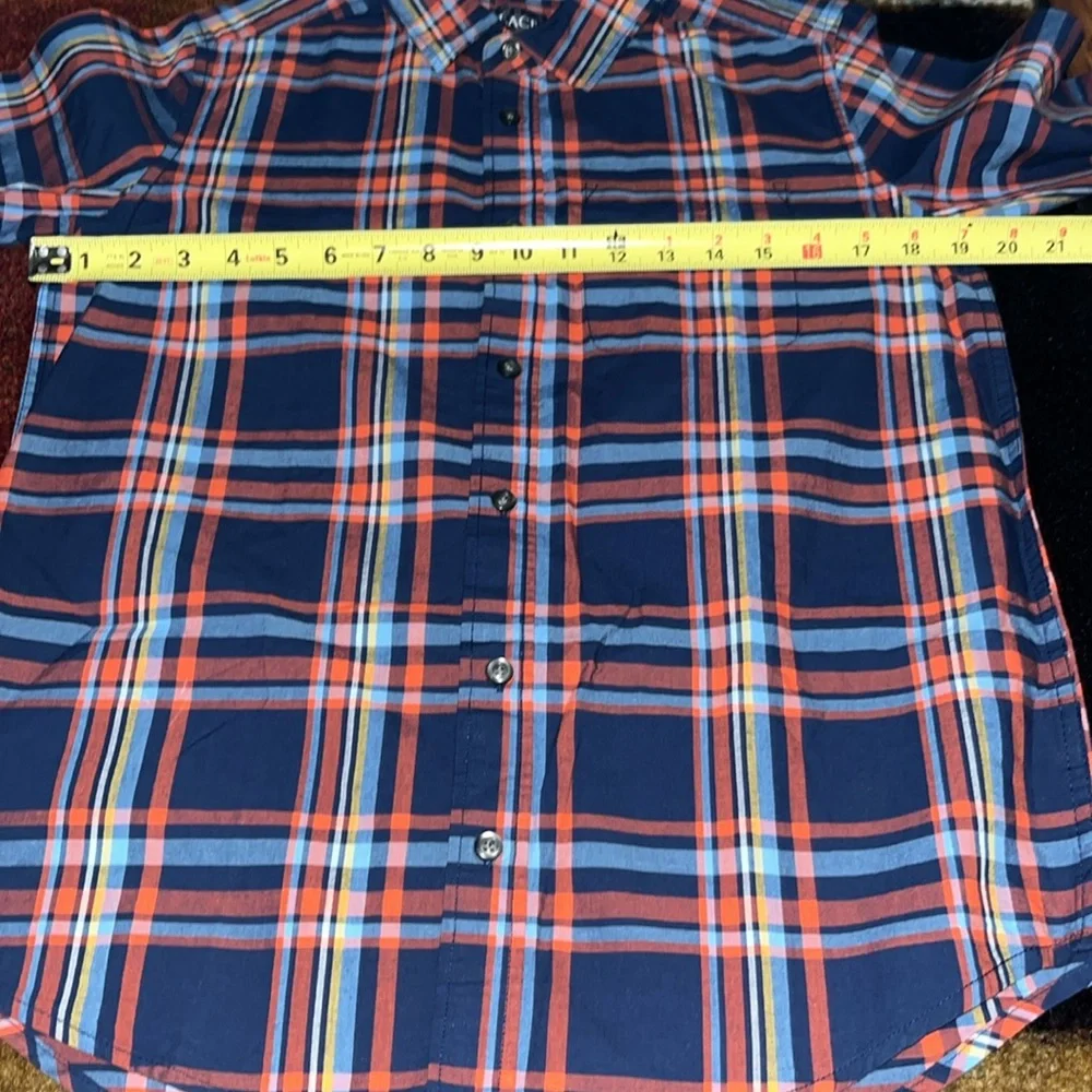 NWT Children’s Place Boys Plaid Dress Shirt - Sz XXL/16